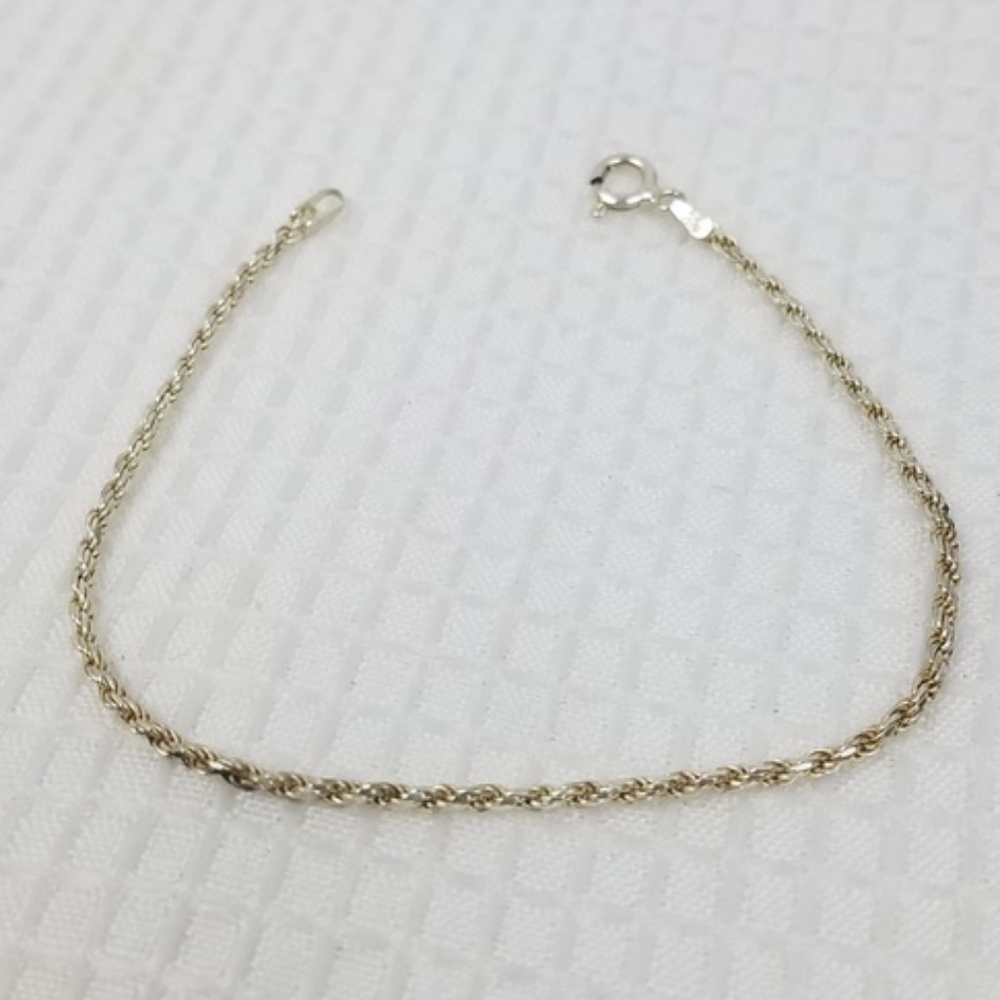 Milor Italy 925 Sterling SILVER Twisted Chain